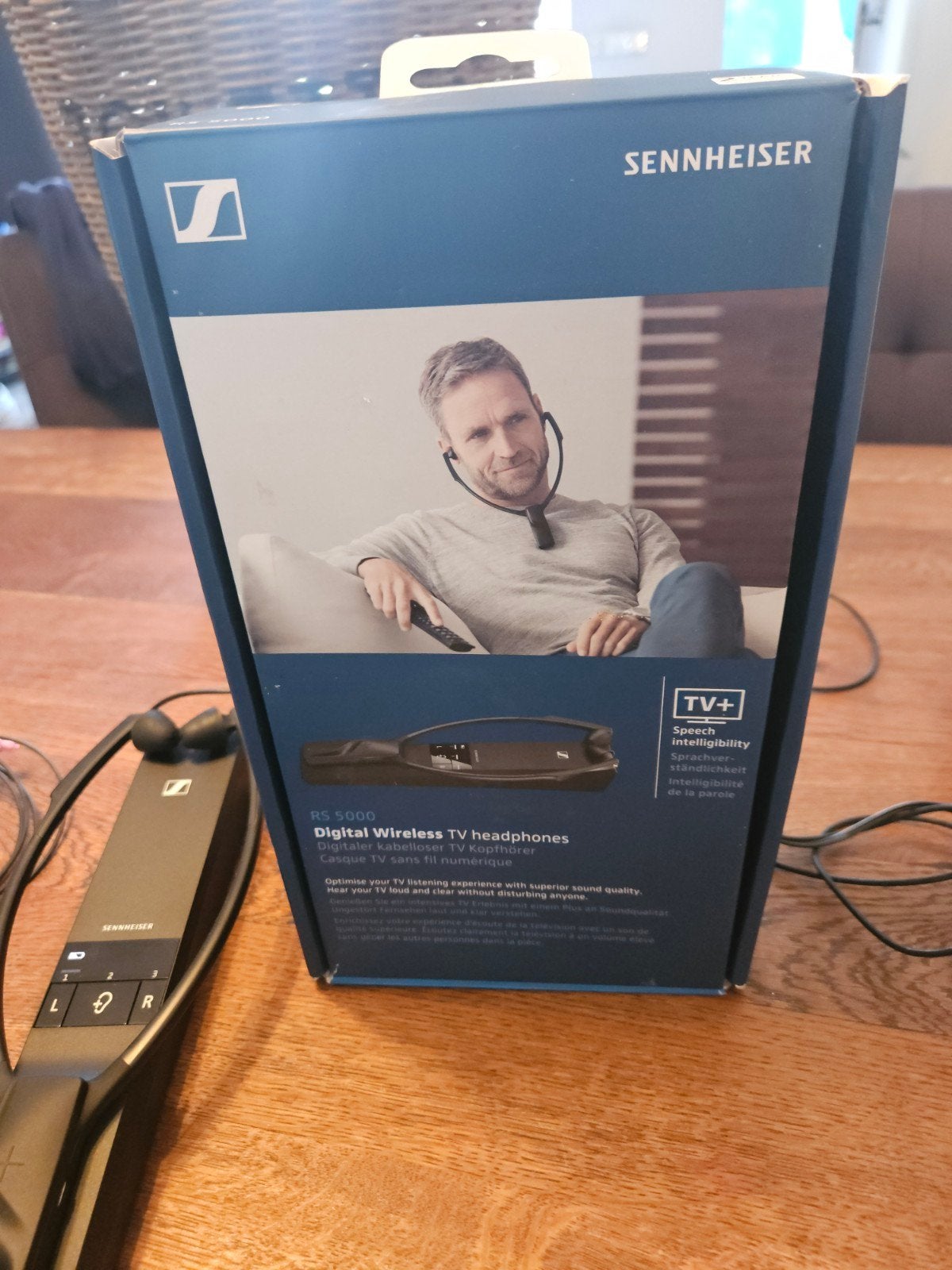 Sennheiser RS 5000 Digitale Draadloze TV Hoofdtelefoon, In-ear, Draadloos, Sennheiser, Ophalen of Verzenden