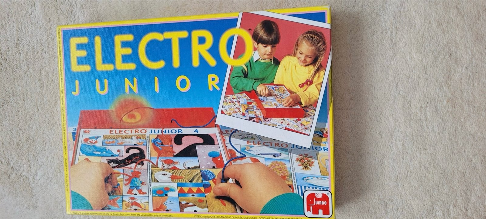 Electro Junior educatief spel van Jumbo, Een of twee spelers, Ophalen, Gebruikt