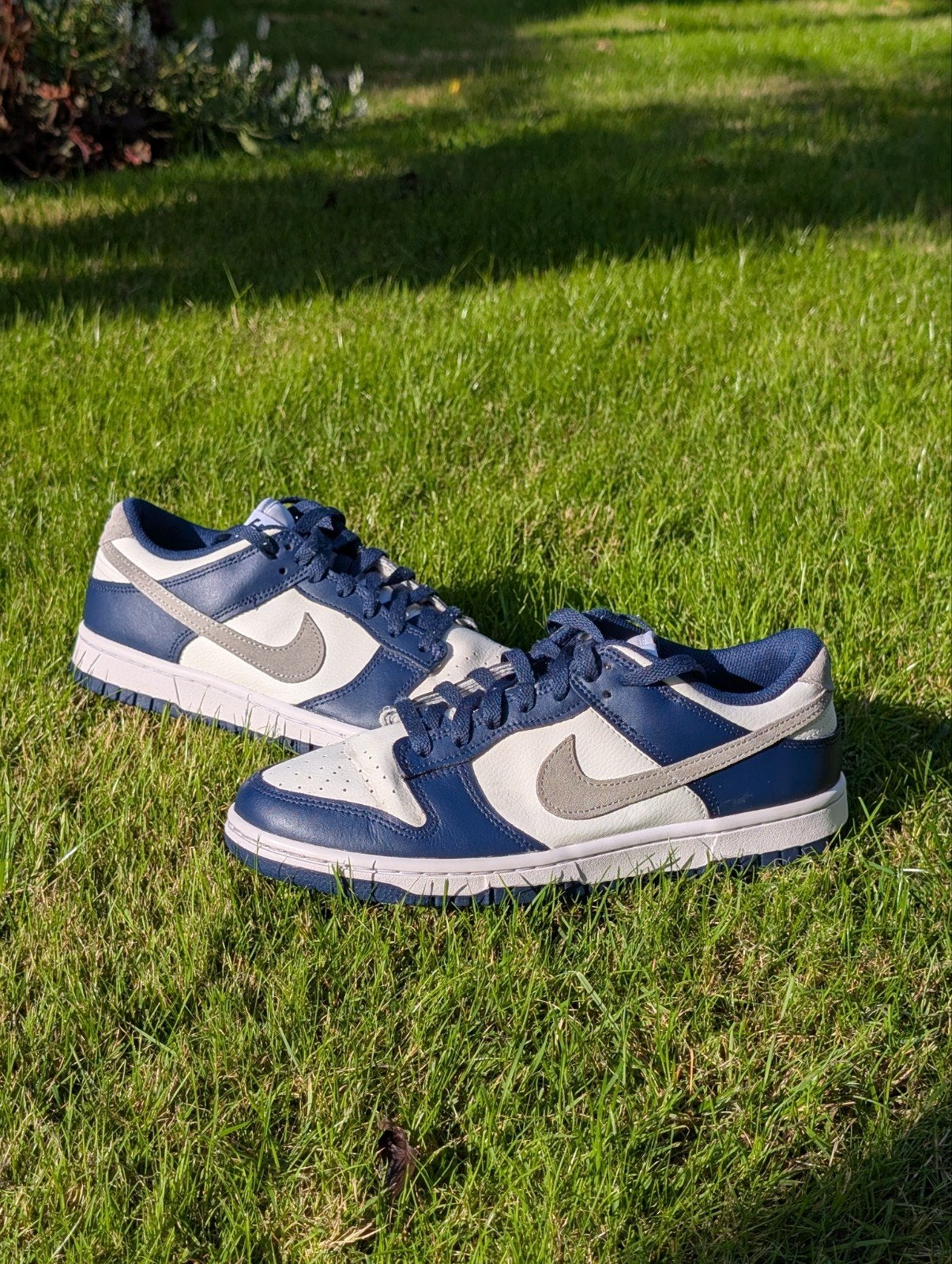 Nike Dunk Low Midnight Navy Grey maat 42, Kleding | Heren, Blauw, Nike, Ophalen of Verzenden, Sneakers of Gympen