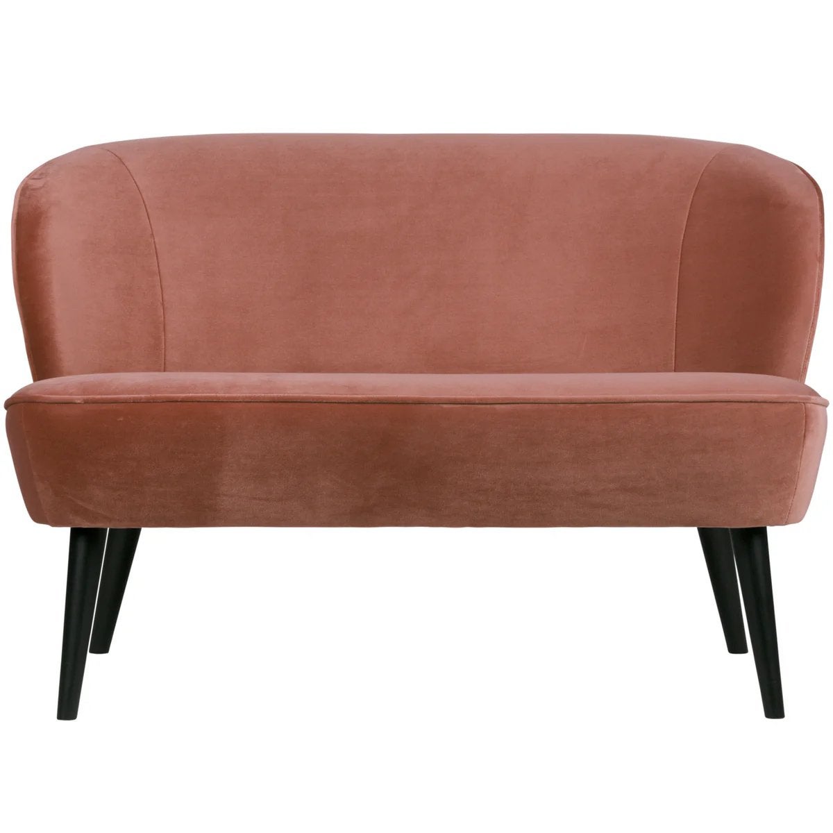 GEZOCHT: Woood bankje velvet oud roze, Huis en Inrichting, Ophalen of Verzenden, Zo goed als nieuw, Rond, Minder dan 50 cm