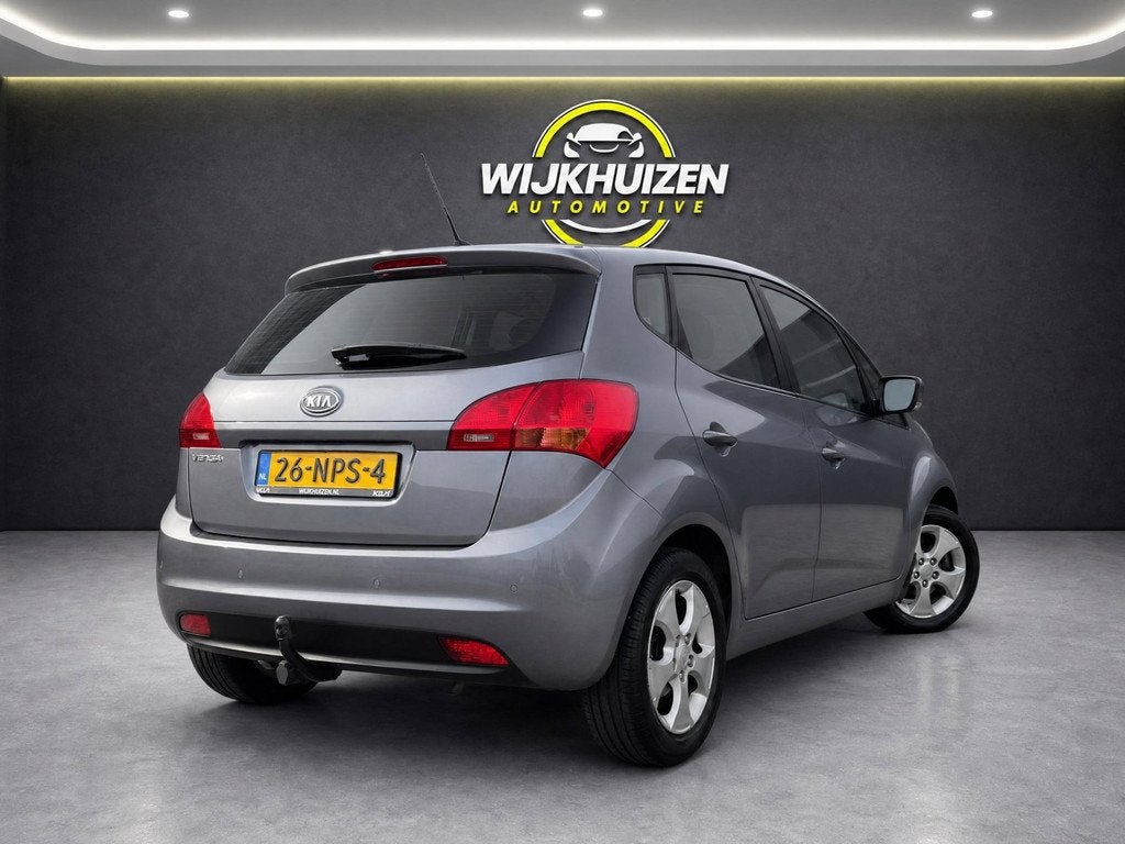 Kia Venga 1.6 CVVT X-ecutive Automaat met Climate ! Leder !, Auto's, Euro 5, 4 cilinders, Leder en Stof, Origineel Nederlands