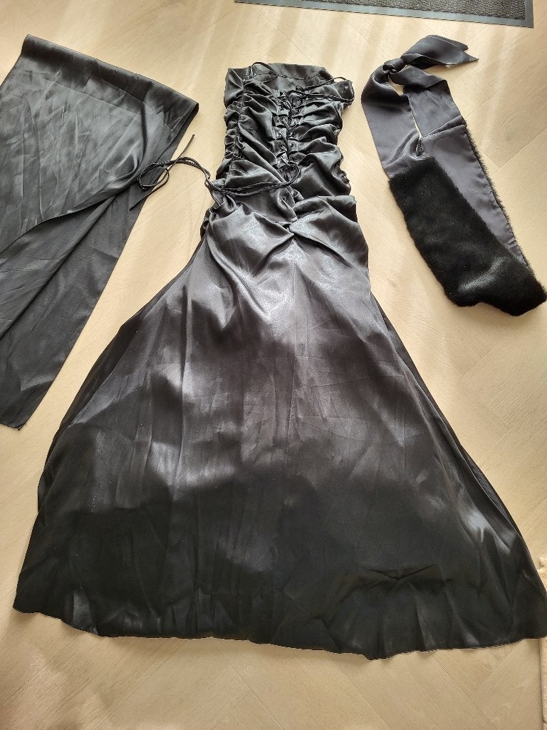Galajurk, Kleding | Dames, Maat 38/40 (M), Galajurk, Zwart, Lisaa Paris