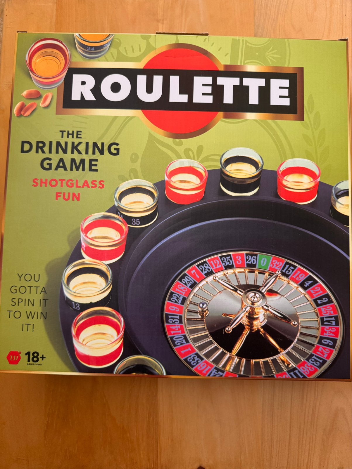Roulette drink spel, Ophalen of Verzenden, Zo goed als nieuw