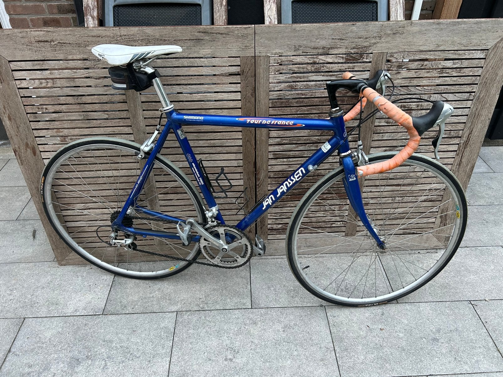 Jan Janssen racefiets Tour de France, 28 inch, Gebruikt, Velgrem, Aluminium