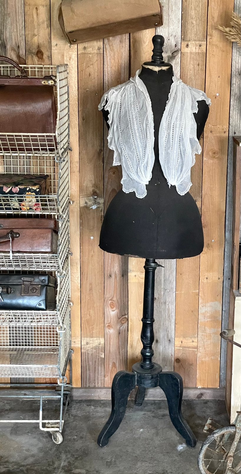 Brocante oude paspop wespentaille, Ophalen of Verzenden