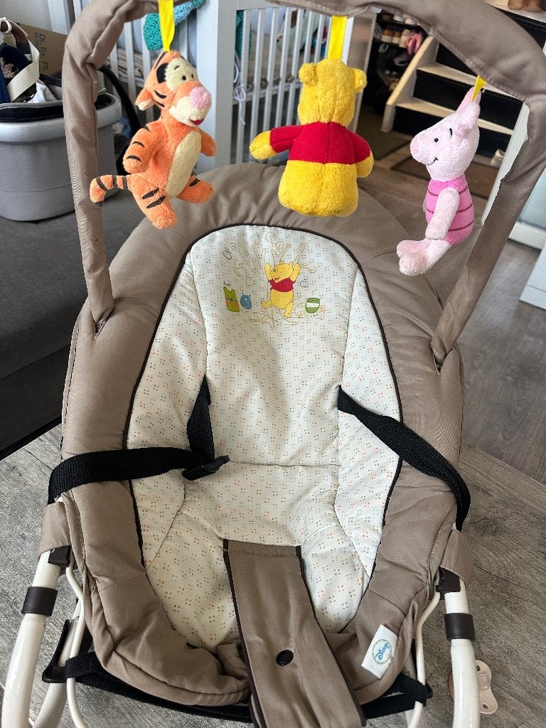 Wipstoeltje voor baby, Ophalen, Gebruikt, Wipstoel, Met gordel(s) of riempje(s)