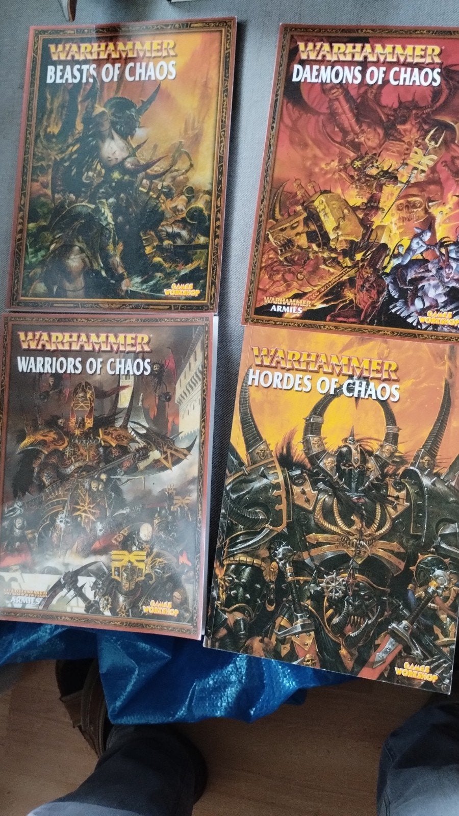 Warhammer Army Boeken - Oude Uitgaven (Chaos), Hobby en Vrije tijd, Ophalen of Verzenden, Gebruikt, Warhammer, Boek of Catalogus