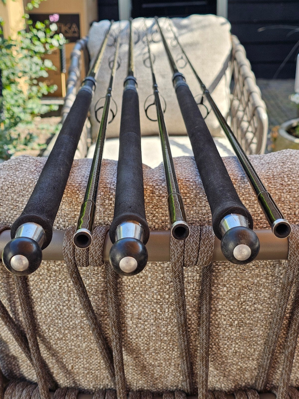 3 x Shimano Technium. 13ft., Ophalen, Zo goed als nieuw, Werphengel