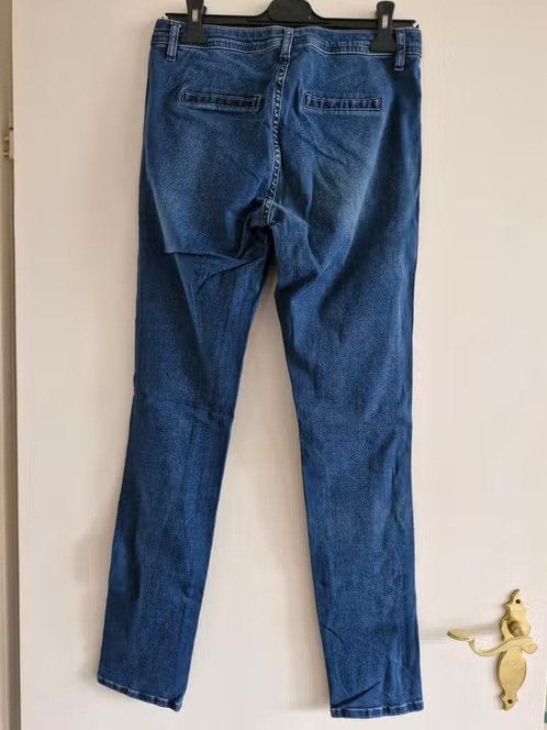 Blauwe spijkerbroek Maat 38 h, Blauw, Denim Amsterdam, Onbekend, Ophalen of Verzenden