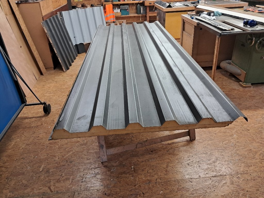 Dakpaneel 300 x 100cm, Doe-het-zelf en Verbouw, Platen en Panelen, Ophalen, Gebruikt, Overige materialen, 50 tot 100 mm