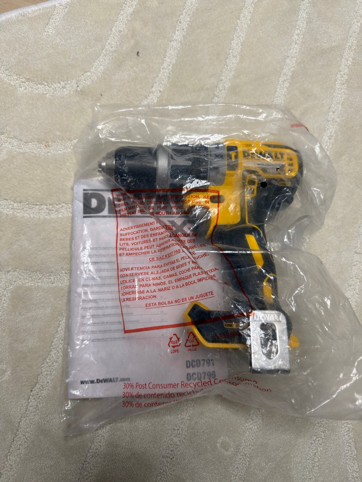 DeWalt Gereedschap Set: DCS334, DCD796, DCF887, DCH172, Doe-het-zelf en Verbouw, Ophalen, Zo goed als nieuw, Overige typen, Klopboormechanisme