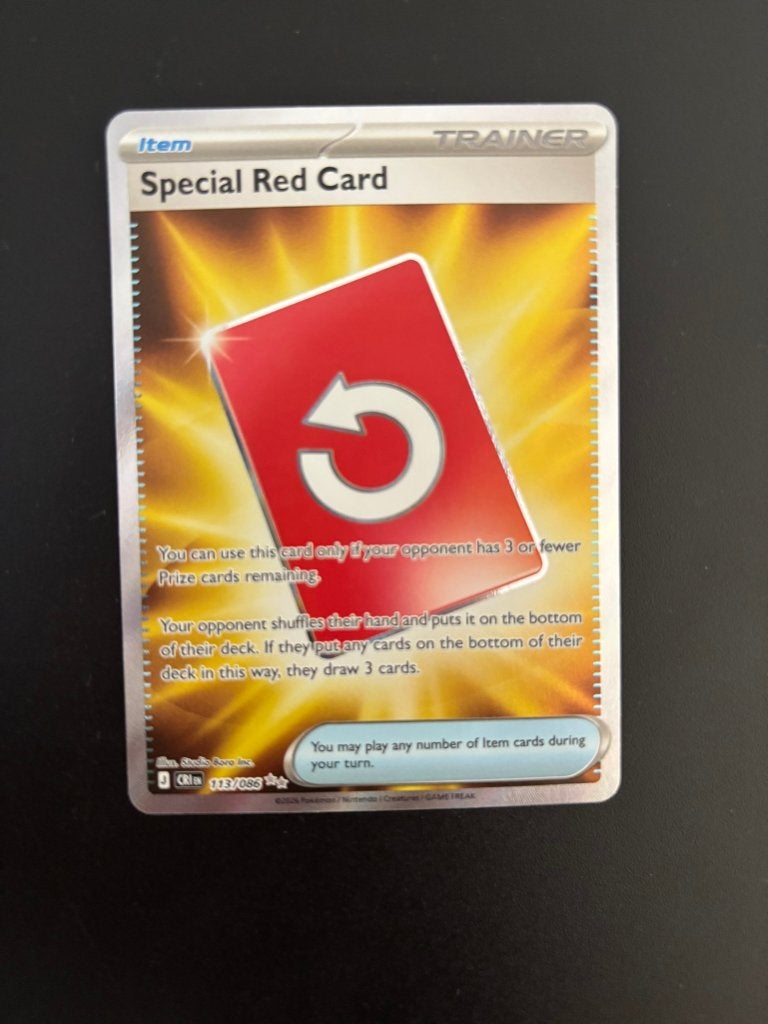 Special Red Card (CRI 113), Ophalen, Nieuw