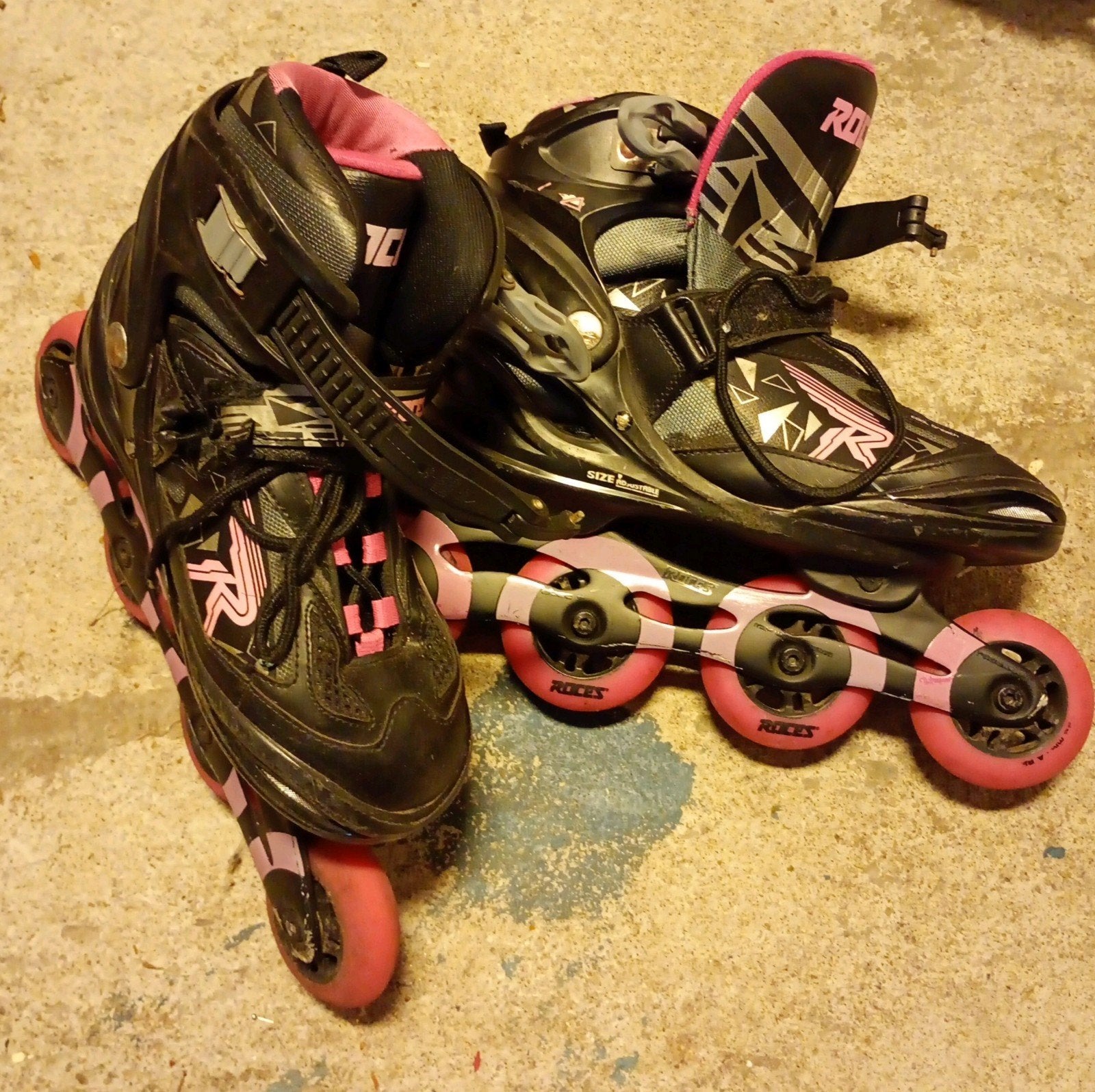Roces skates maat 36-40, Sport en Fitness, Skeelers, Ophalen, Verstelbaar, Gebruikt, Roces
