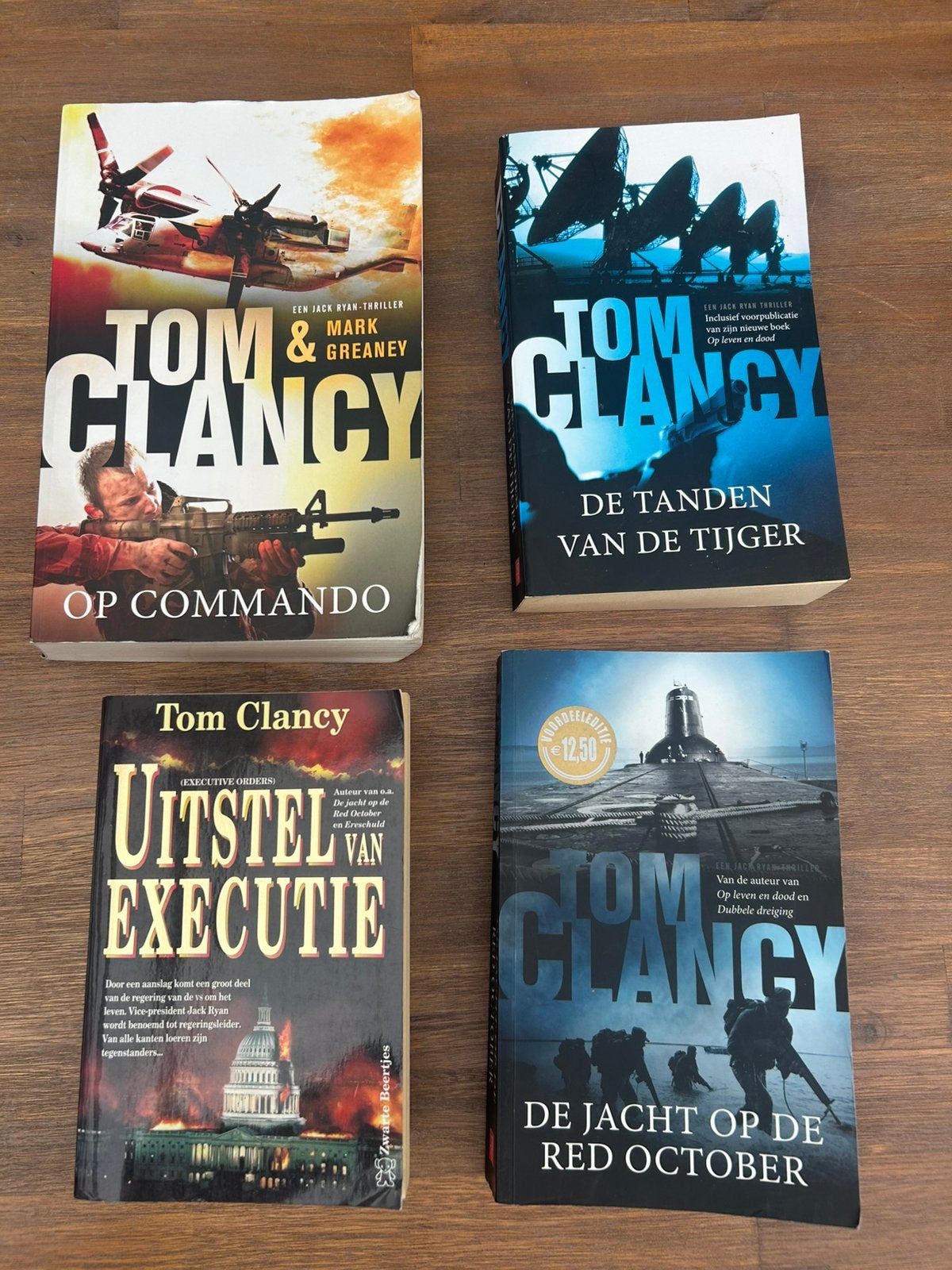 Tom Clancy - 4 boeken, Boeken, Ophalen of Verzenden, Gelezen