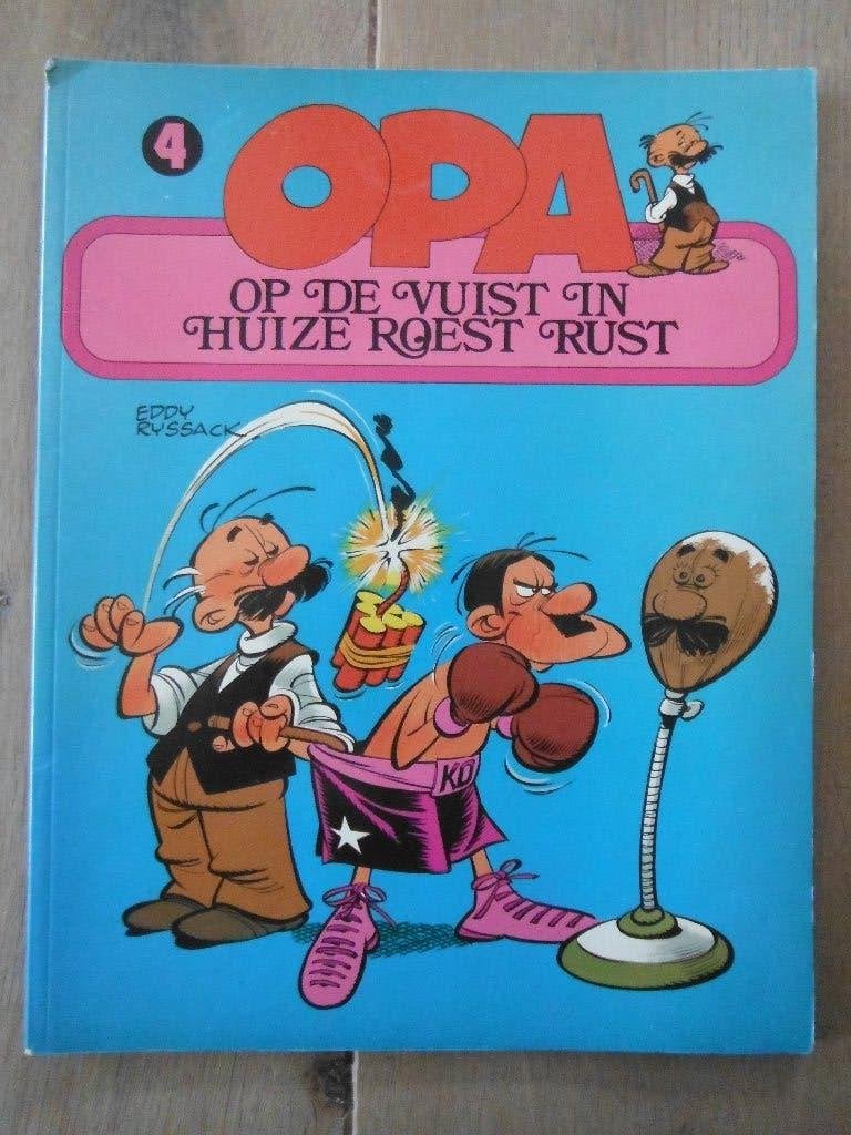 Opa. Op de vuist in Huize Roest Rust. nr 4, Eén stripboek, Ophalen of Verzenden, Gelezen