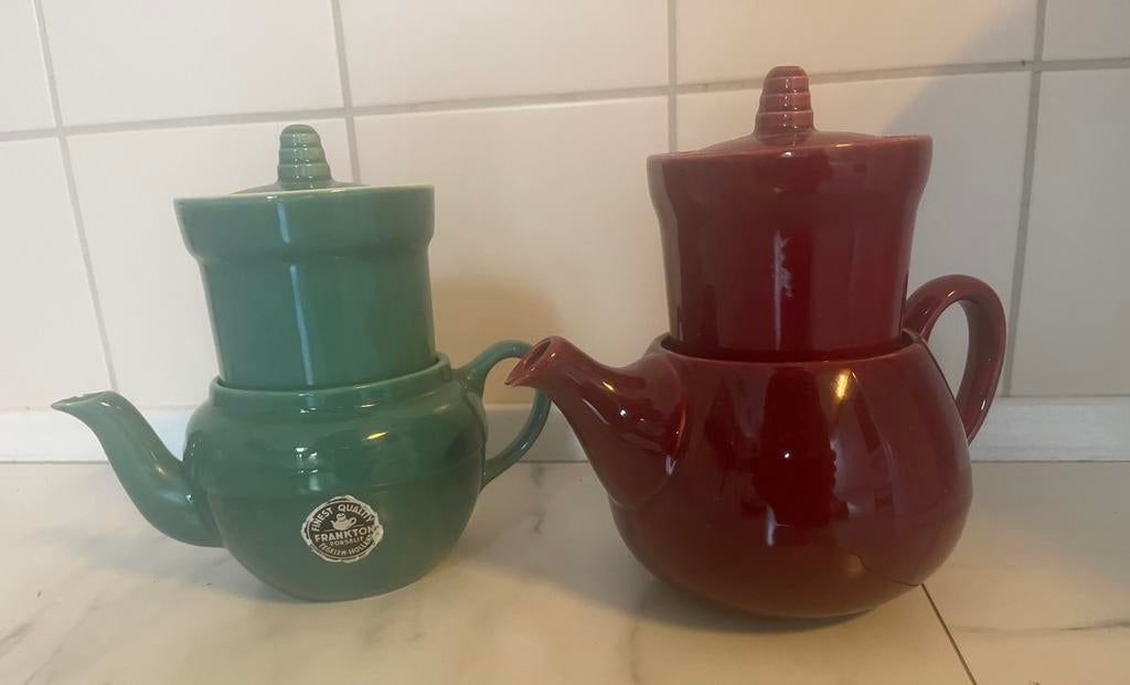 Koffiepotjes Frankton Groen Filterpotje, Ophalen of Verzenden