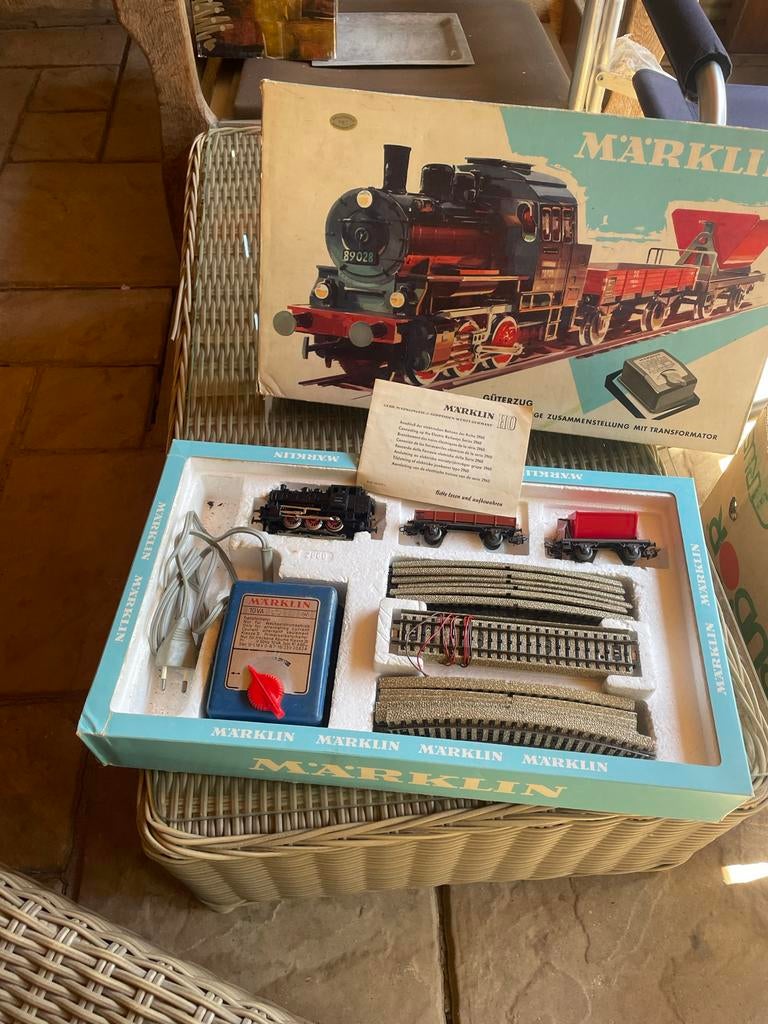 Märklin Startset 2963 Goederentrein met Stoomlocomotief, Wisselstroom, Ophalen of Verzenden, Analoog, Märklin