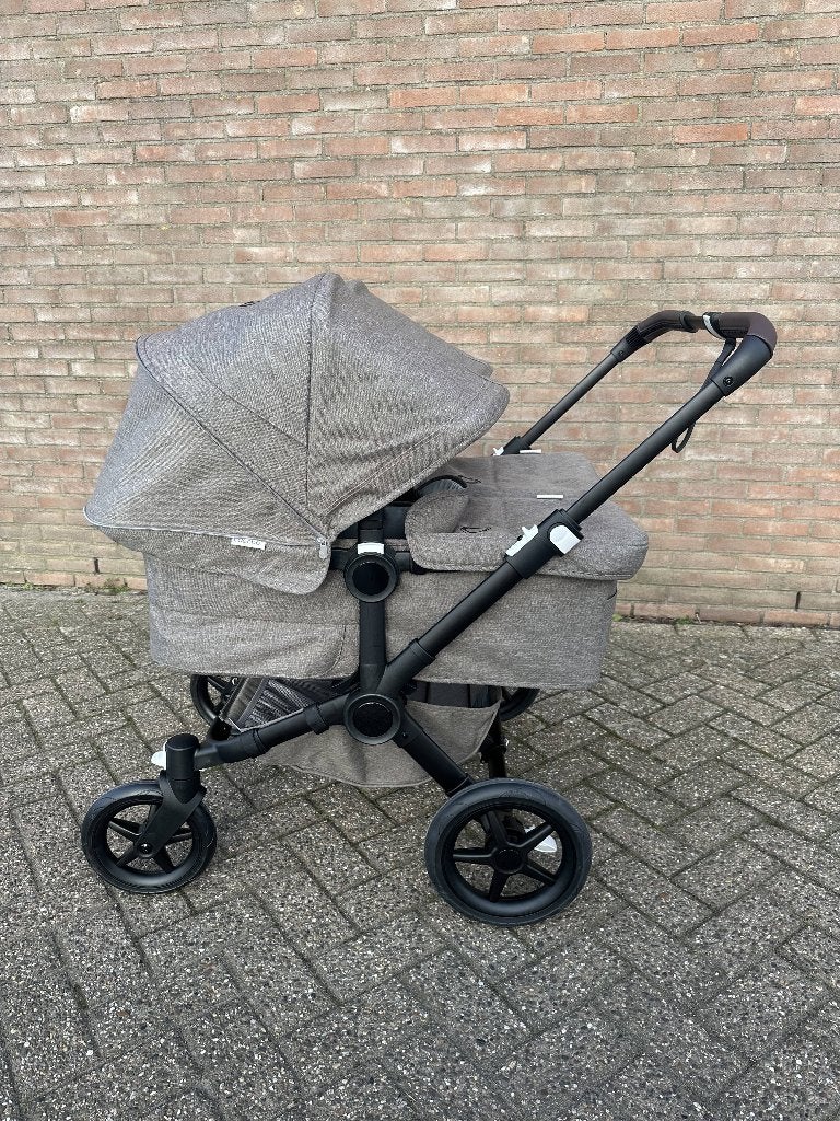 Bugaboo donkey twin 5, Nieuw, Bugaboo, Verstelbare duwstang, Ophalen