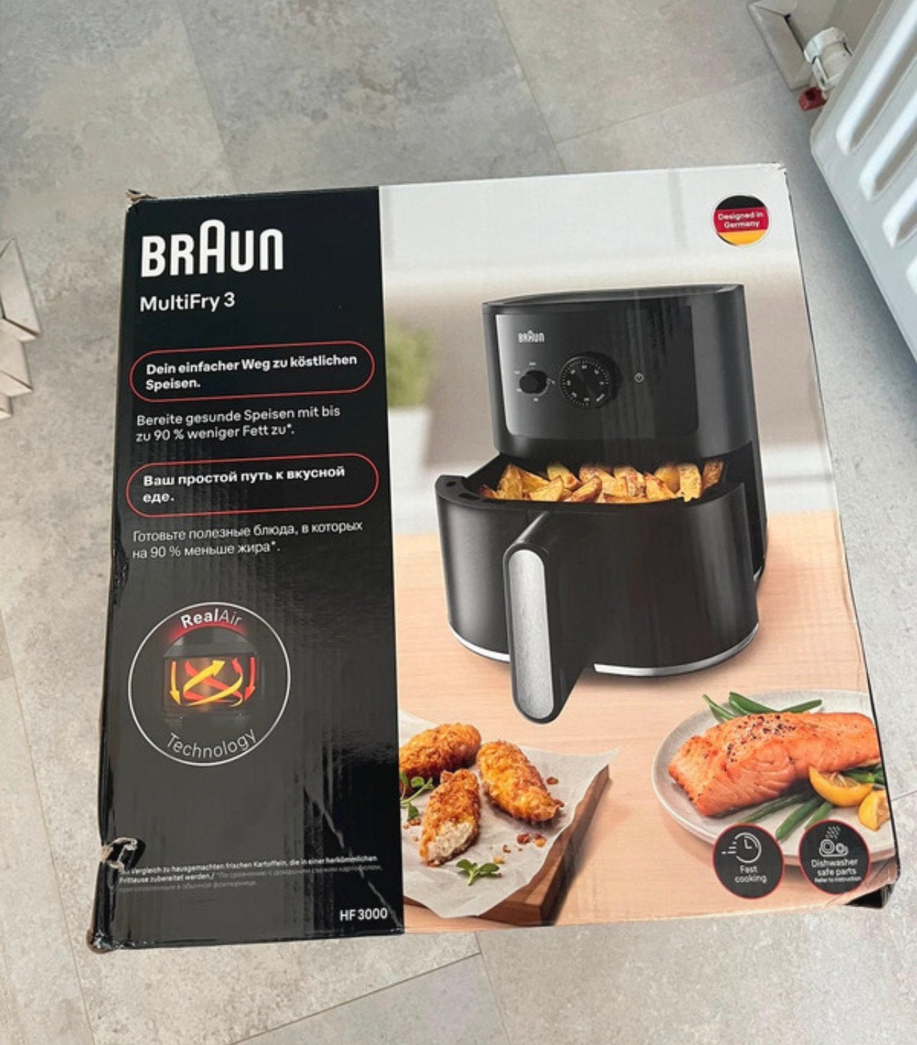 Airfryer nieuw, Ophalen, Zo goed als nieuw, Airfryer