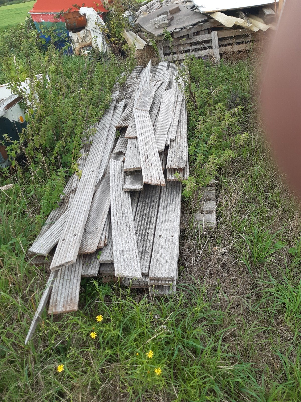 vlonder  hout, Ophalen of Verzenden, Gebruikt, Hout