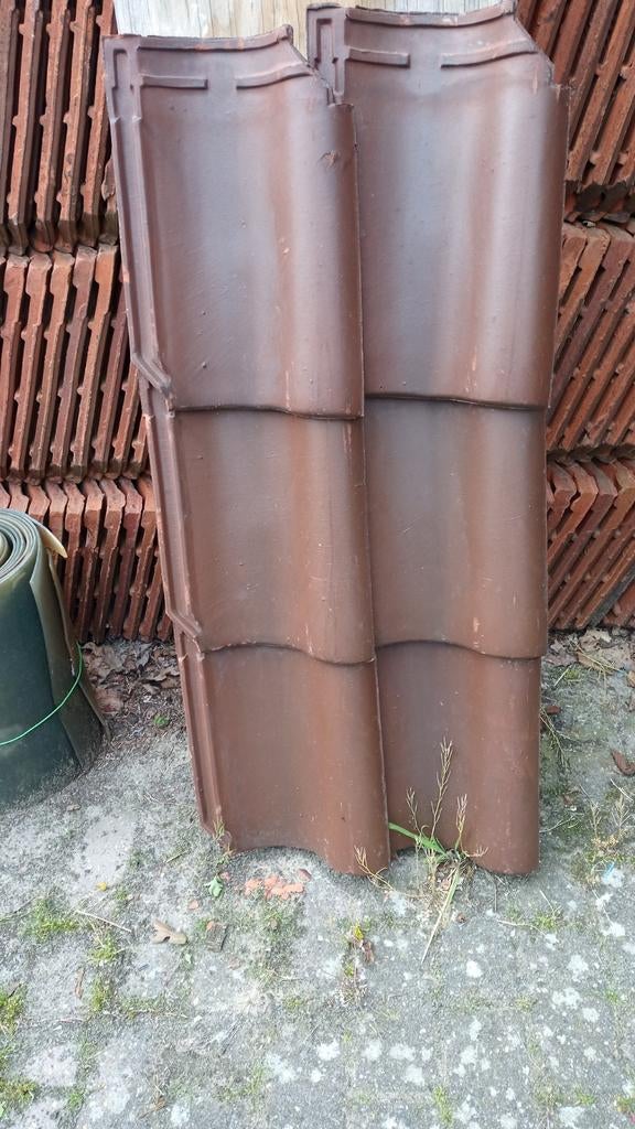 Dakpannen en nokvorsten WeS Holland, Doe-het-zelf en Verbouw, Ophalen, Gebruikt, Steen of Klei, 15 m² of meer