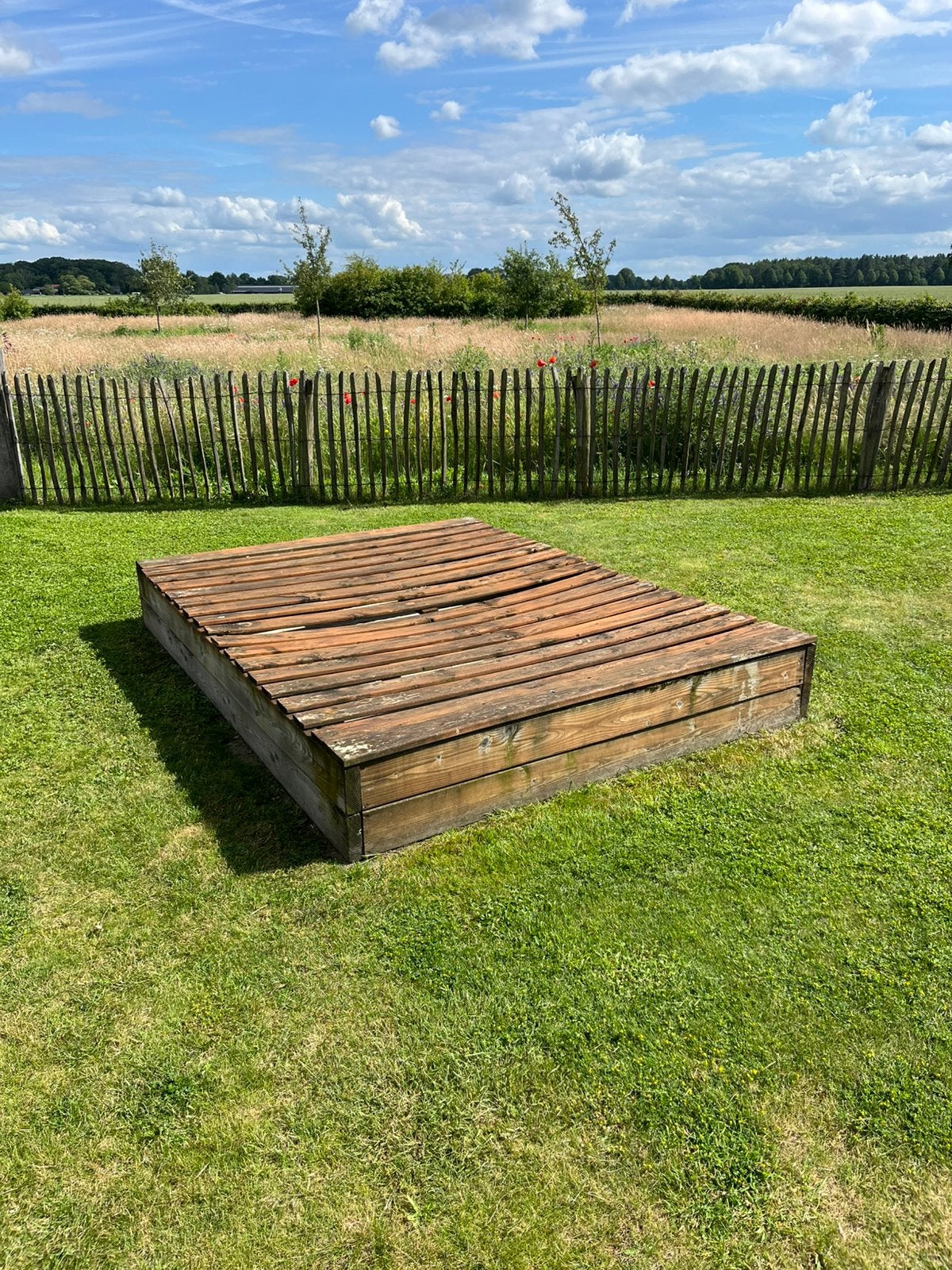 Zandbak groot, Ophalen, Gebruikt