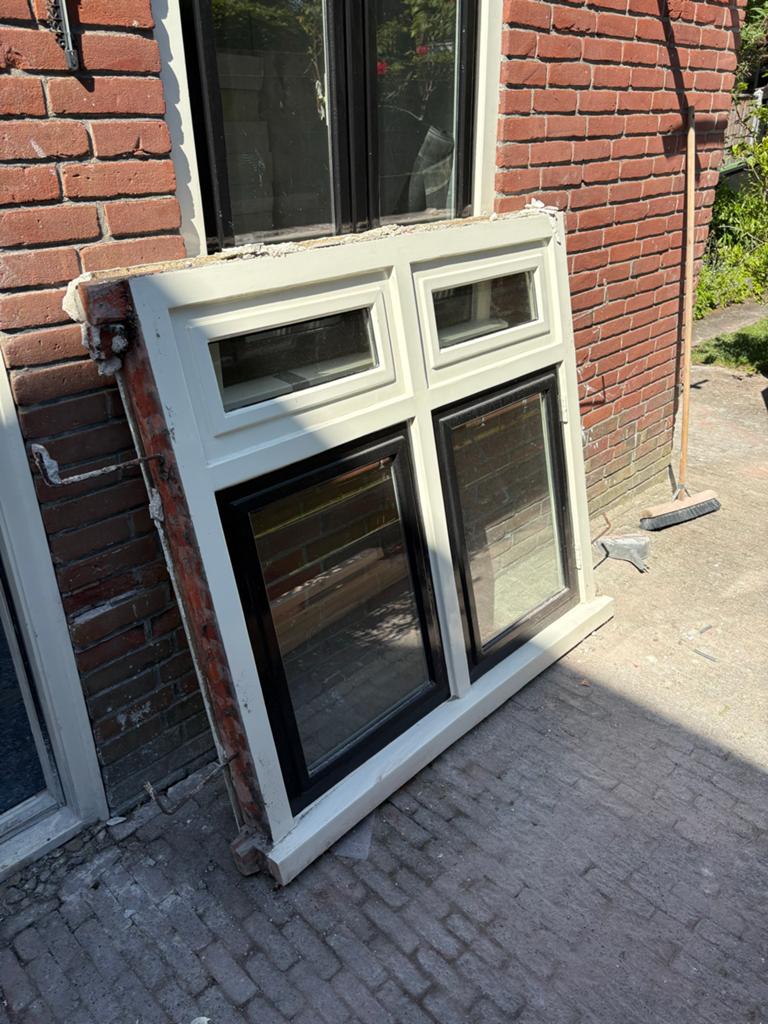 Kozijn, jaren 30 huis, Doe-het-zelf en Verbouw, Glas en Ramen, Ophalen, Gevelraam of Ruit, Gebruikt, 120 tot 160 cm