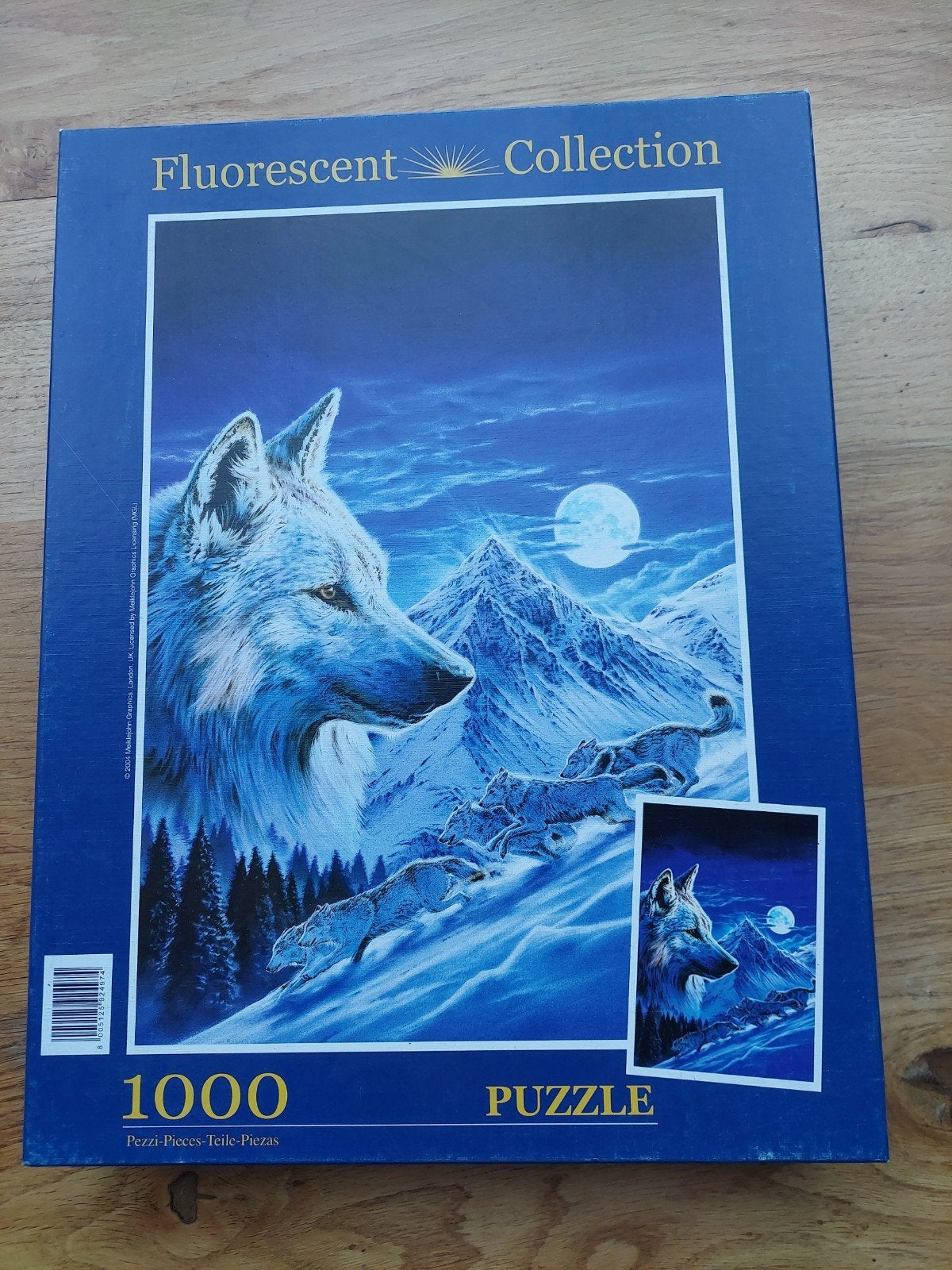 Fluorescent collection puzzel-1000 stukjes, Ophalen of Verzenden, 500 t/m 1500 stukjes, Zo goed als nieuw, Legpuzzel