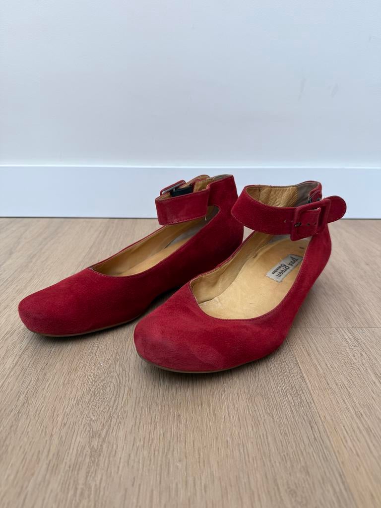 Paul Green rode zomerschoenen - Maat 39, Ophalen of Verzenden, Rood, Sandalen of Muiltjes