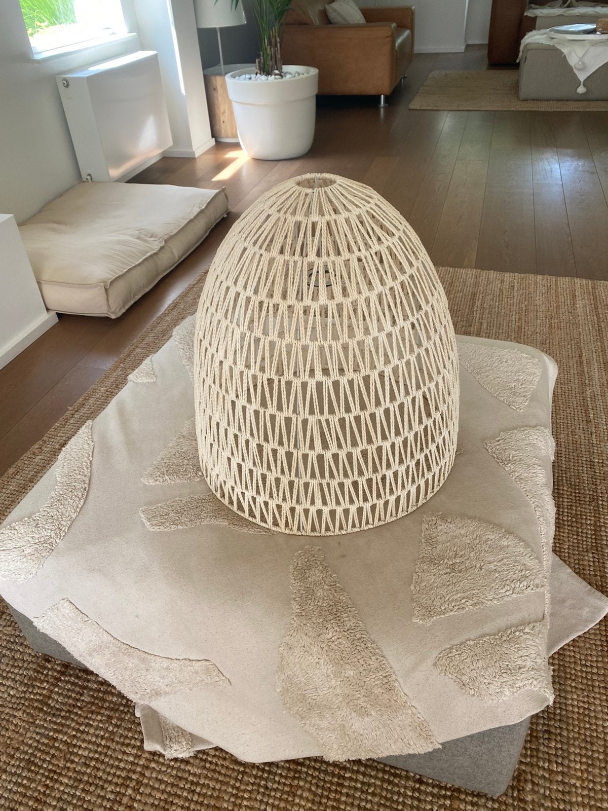 Hippe lampenkap boho, Overige typen, Textiel, 55 cm, Overige stijlen