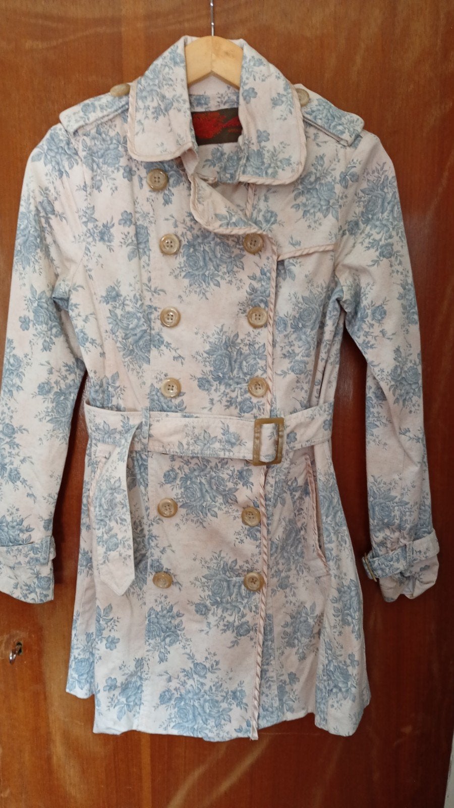 mooi jas, French coat, Kleding | Dames, Jassen | Zomer, Ophalen of Verzenden, Zo goed als nieuw, Maat 36 (S), Beige
