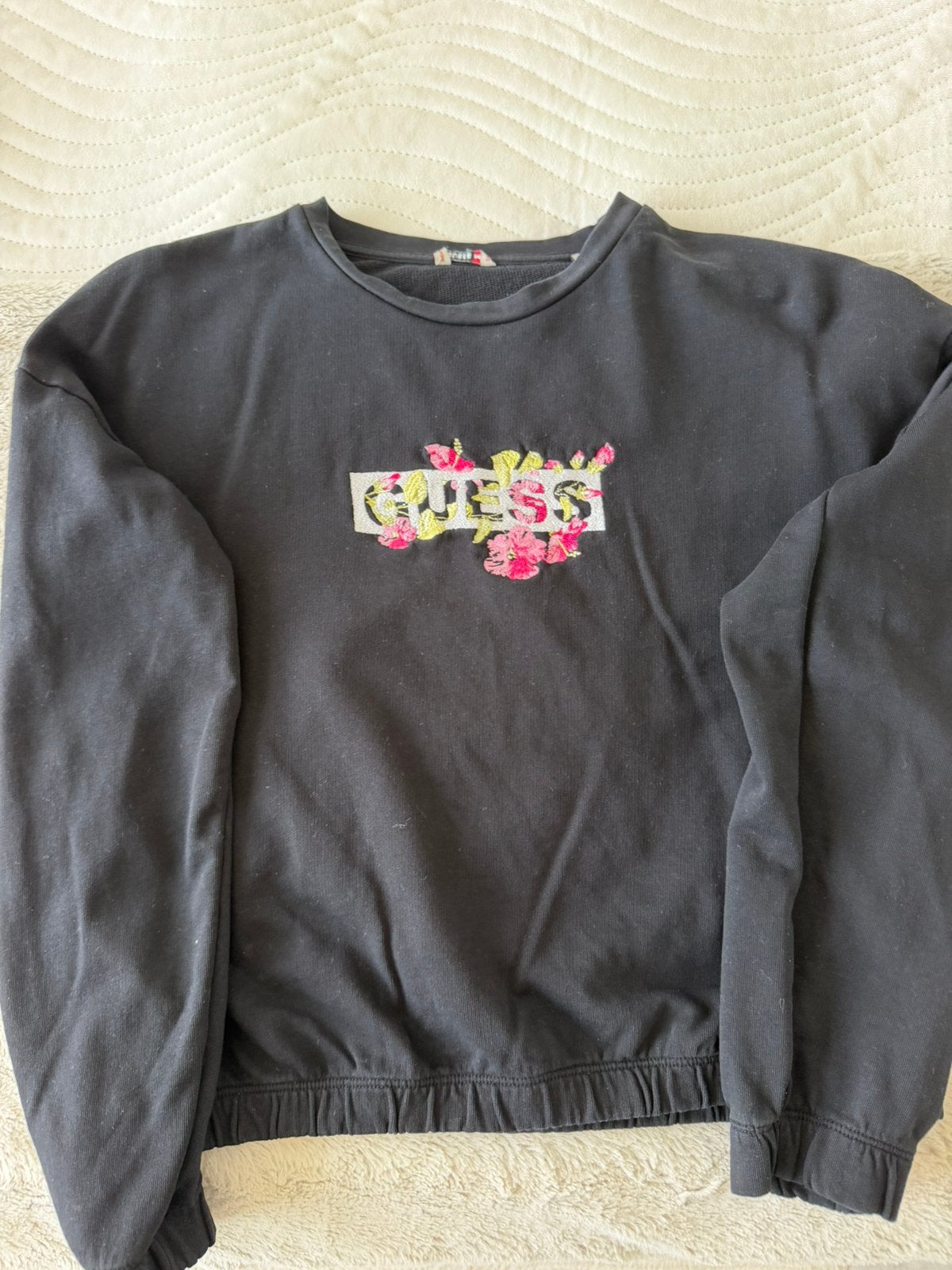 Guess joggingpak maat 14, Ophalen of Verzenden, Gebruikt, Meisje, Setje