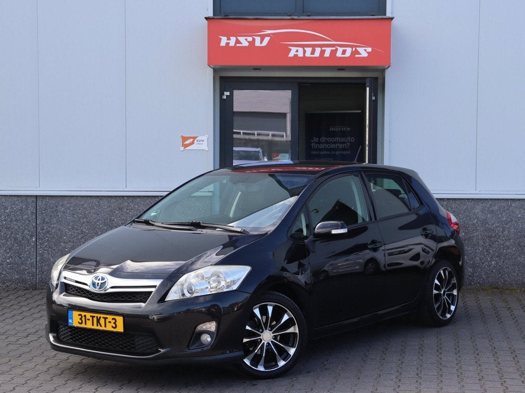 Toyota Auris 1.8 Full Hybrid Dynamic Business, Auto's, Toyota, Euro 5, Gebruikt, 4 cilinders, Zwart