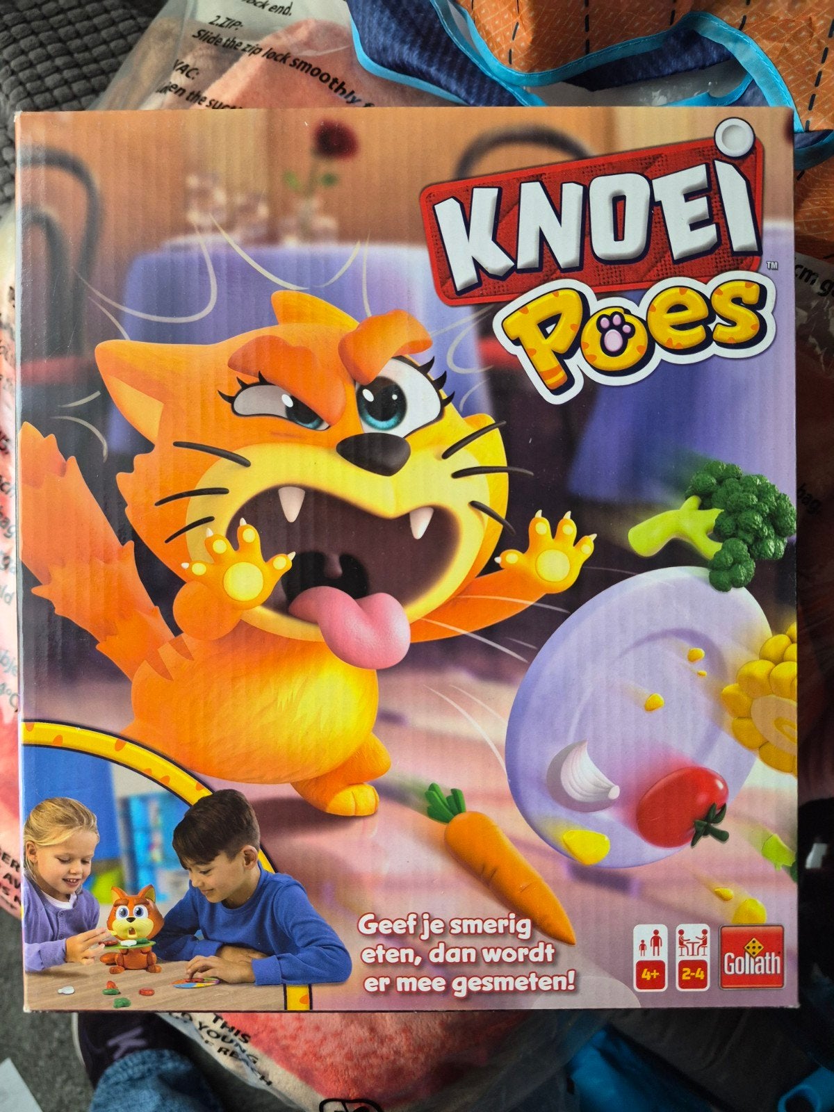 Knoei Poes - Nieuw en Onbespeeld Gezelschapsspel, Drie of vier spelers, Ophalen of Verzenden, Nieuw, Goliath