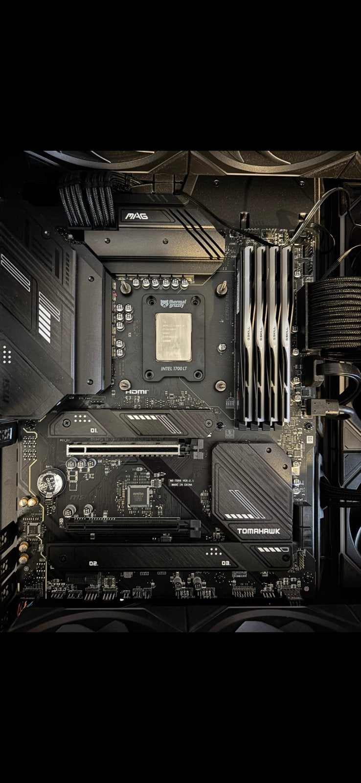 Moederbord + intel core i7 14700Kf, Ophalen, Zo goed als nieuw, ATX, DDR5