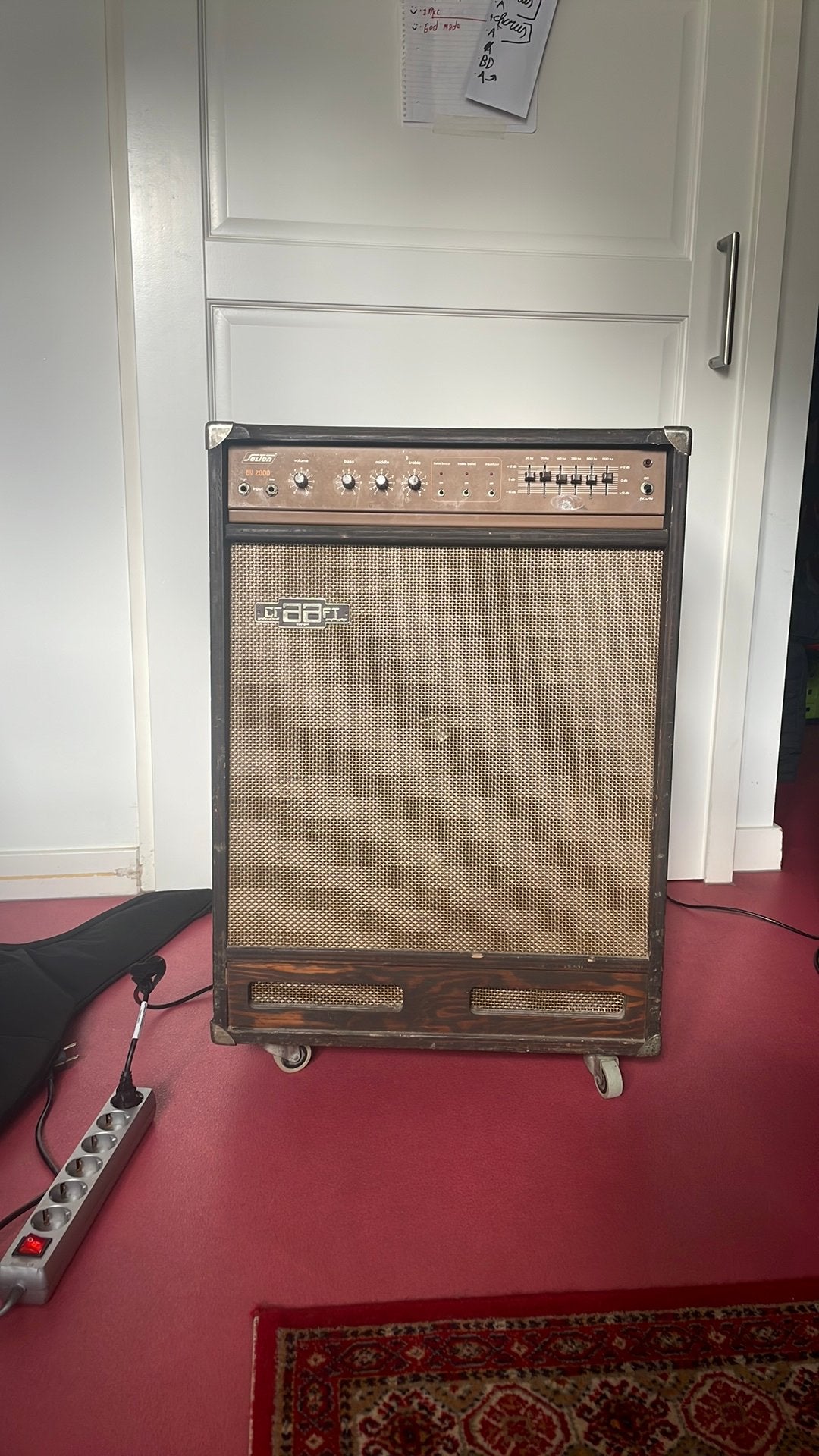 Solton vintage gitaarversterker 120/180W, Ophalen, Gebruikt, Gitaar, 100 watt of meer