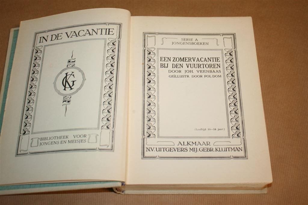 Een zomervacantie bij den vuurtoren. Uitg. Kluitman 1934., Boeken, Ophalen of Verzenden, Gelezen