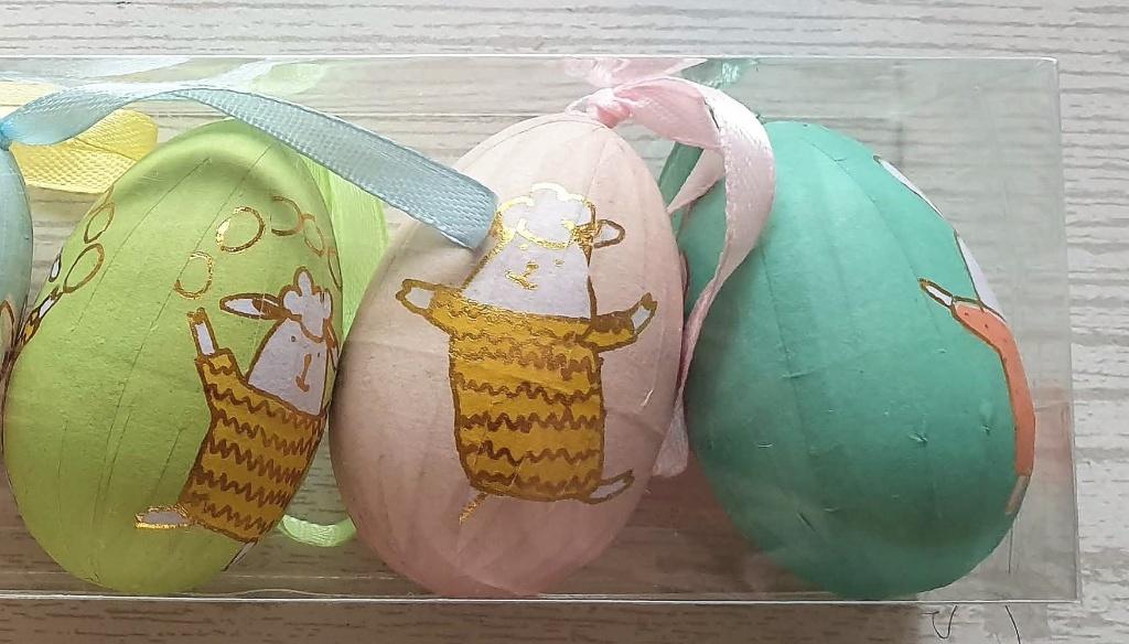 Lente & zomer decoratie: gekleurde paaseieren - NIEUW, Ophalen of Verzenden, Nieuw, Meerkleurig, Kunststof