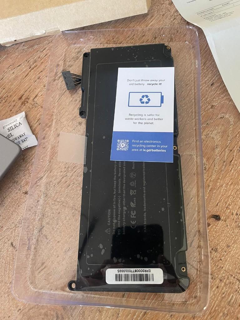 Batterij / Accu MacBook 13" Unibody A1342, Ophalen of Verzenden, Nieuw, Overige merken