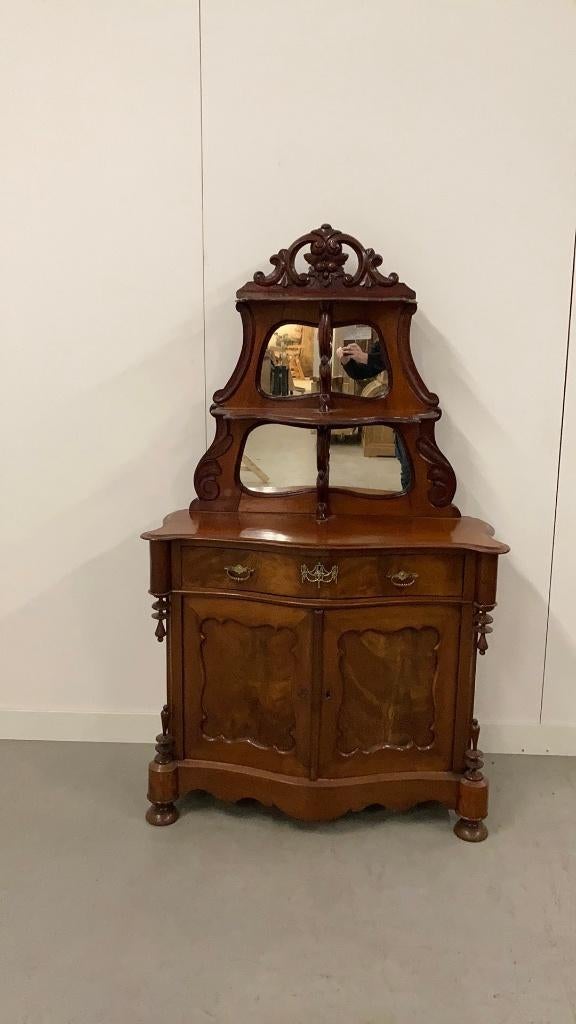 Antieke Open bonheur (mahonie), Ophalen of Verzenden