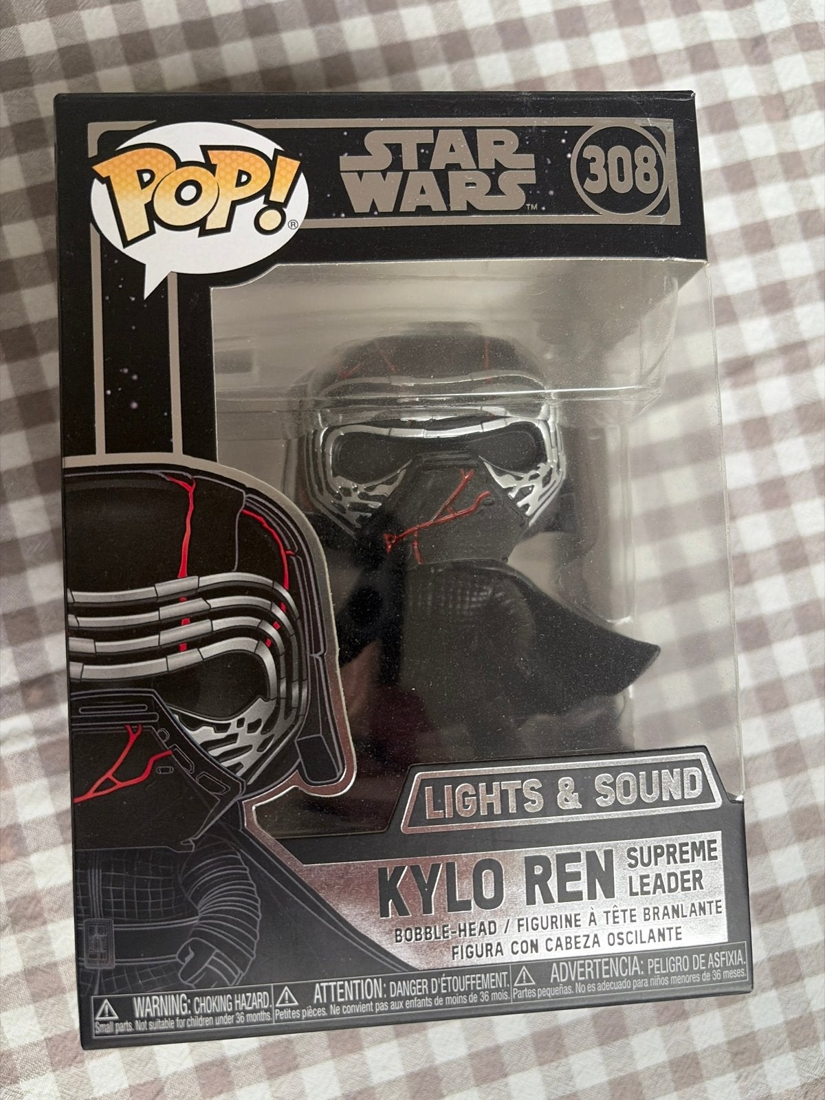 Funko Pop Star Wars Kylo Ren Supreme Leader #308 Lights & S, Ophalen of Verzenden, Nieuw