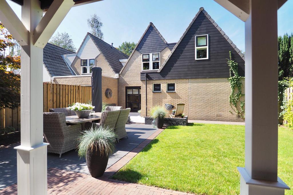 3 zwarte bloempotten van Capi Europe, Tuin en Terras, Bloempotten, Ophalen, Kunststof, Gebruikt, Rond