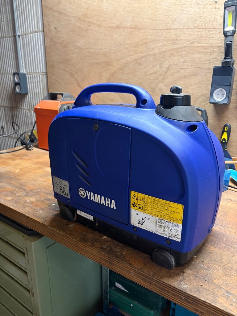 Yamaha EF1000iS inverter generator/aggregaat – 1 kW, Ophalen, Gebruikt, Minder dan 5 kVA, Benzine