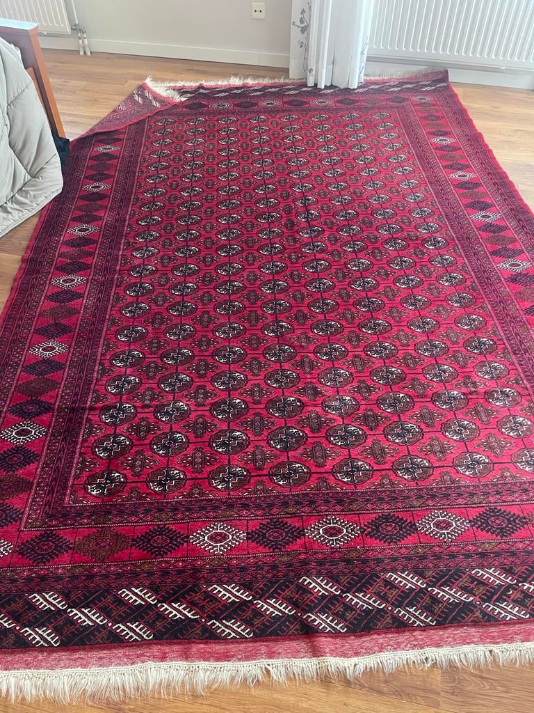 Afghaans kleed handgemaakt 2x3 meter, Gebruikt, 200 cm of meer, Ophalen of Verzenden, 200 cm of meer