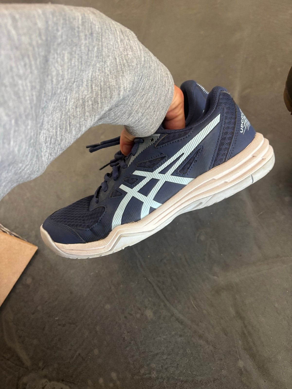 ASICS Upcourt 5 Sportschoenen - Maat 40, Verzenden, Gedragen, Blauw, Sportschoenen
