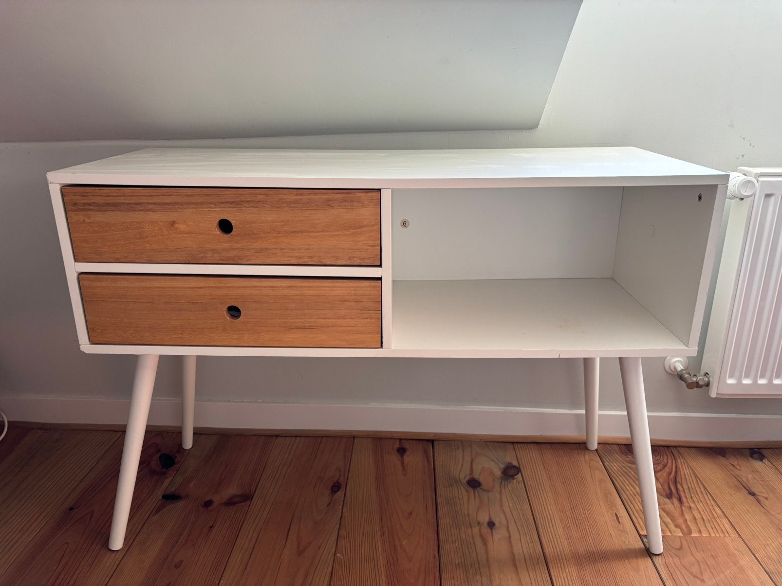 Tenzo dressoir kastje wit, Ophalen, Gebruikt, 100 tot 150 cm, Scandinavisch