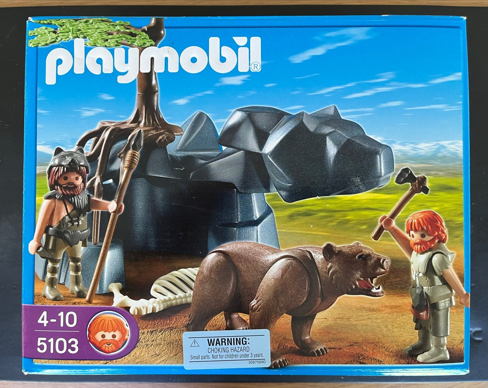 Playmobil 5103 Holbewoners met Beer - Nieuw in doos, Complete set, Zo goed als nieuw, Figuren, Historisch
