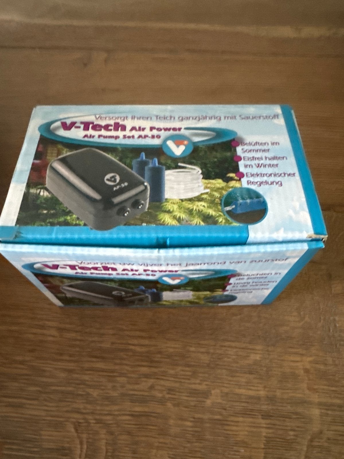 V-Tech Air Power AP-30 Luchtpomp voor Vijver, Ophalen of Verzenden, Zo goed als nieuw