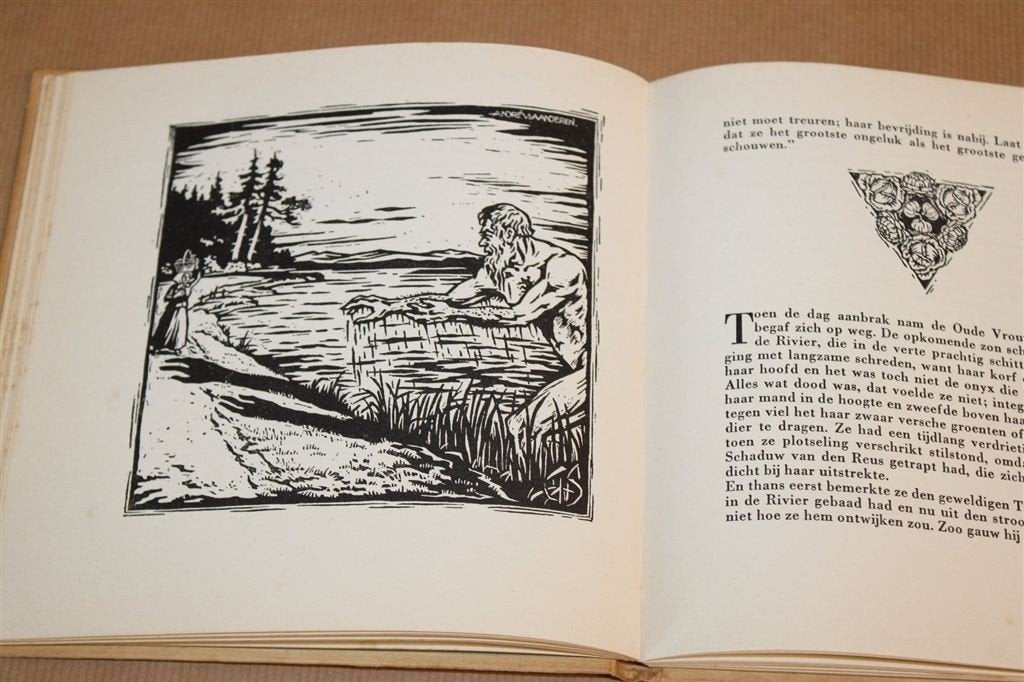 De Groene Slang — Goethe Sprookje Geïllustreerd [1940], Ophalen of Verzenden, Gelezen