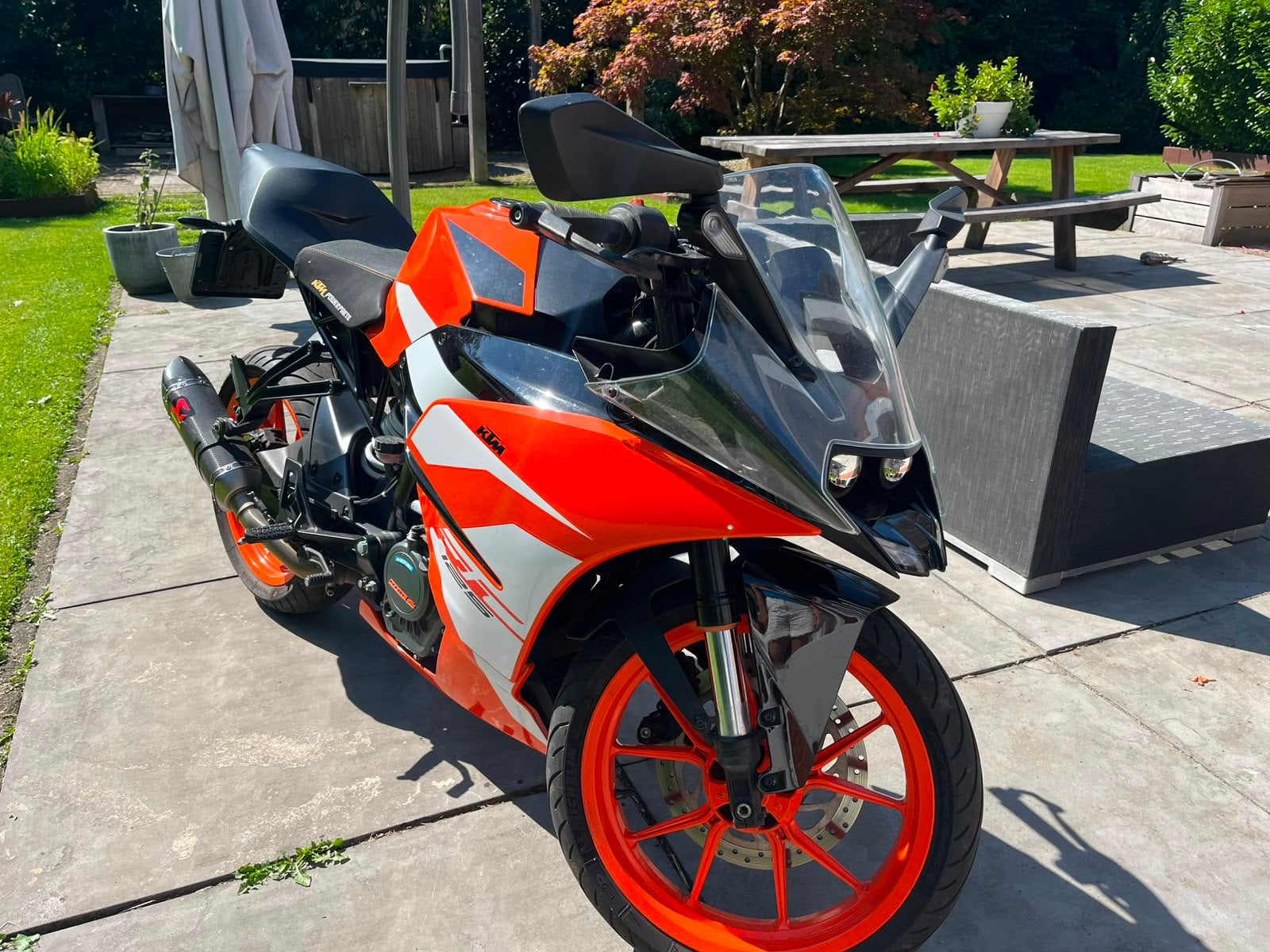 KTM rc125, Ophalen, Zo goed als nieuw